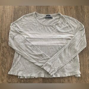XS long sleeve grey tshirt
